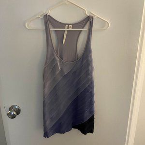 Purple tank with ombre effect